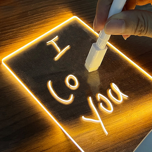 LED Light Up Note Board (with USB & pen)