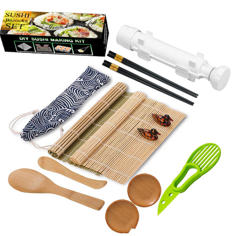 Japanese Bamboo Wooden Sushi Making Set